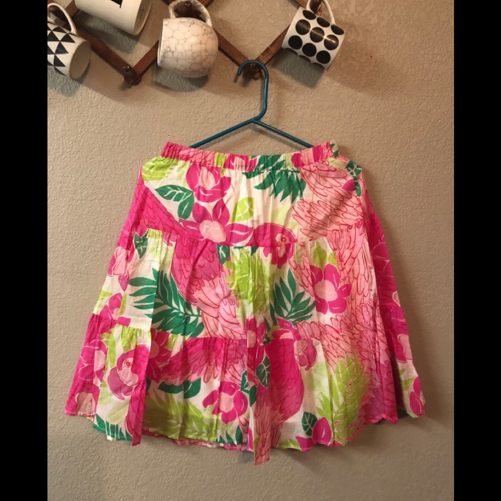 Lilly Pulitzer “port of caw” *vintage* skirt